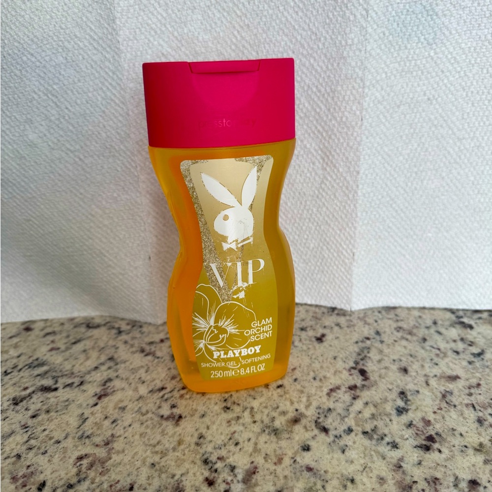 Playboy VIP Yellow and Red Shower Gel